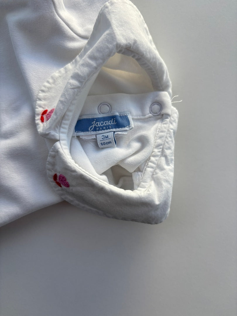 Body Jacadi - 3 mois - Blanc - État : Excellent