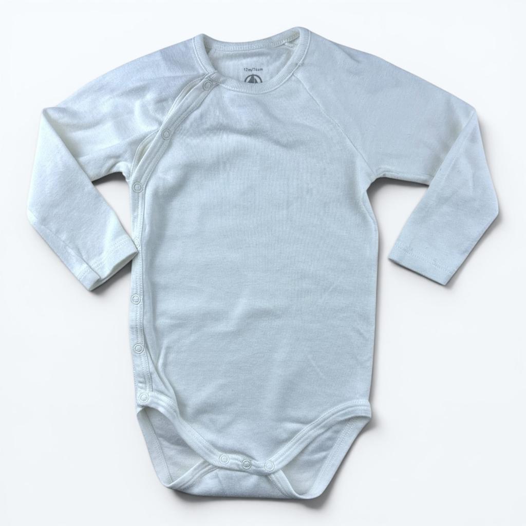 Body Petit Bateau - 12 Mois - Blanc - État : Excellent
