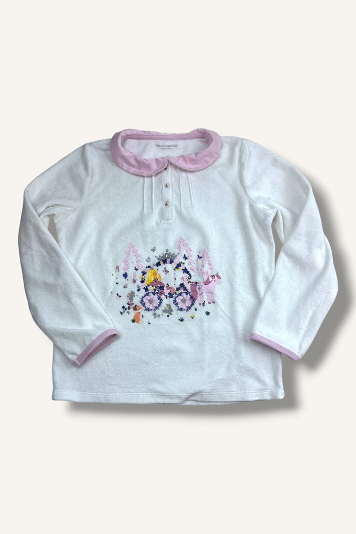 Pyjama deux pièces Sergent Major - 8 ans - Blanc - État : Excellent