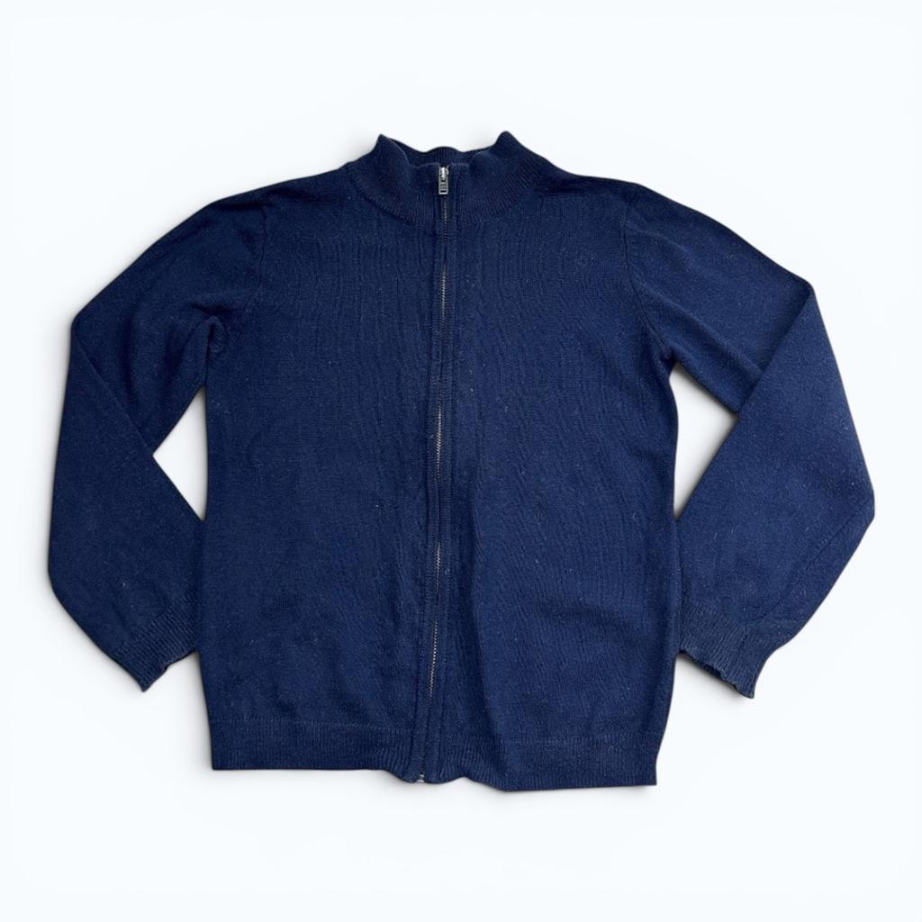 Gilet zippé Cyrillus - 6 - Bleu Marine - État : Excellent