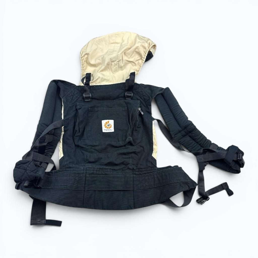Porte-bébé Ergobaby - 0 Mois à 3 ans - Noir/crème - État : Excellent