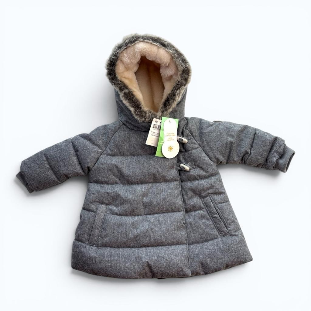 Parka Obaïbi - 6 mois / 68cm - Gris - État : Excellent