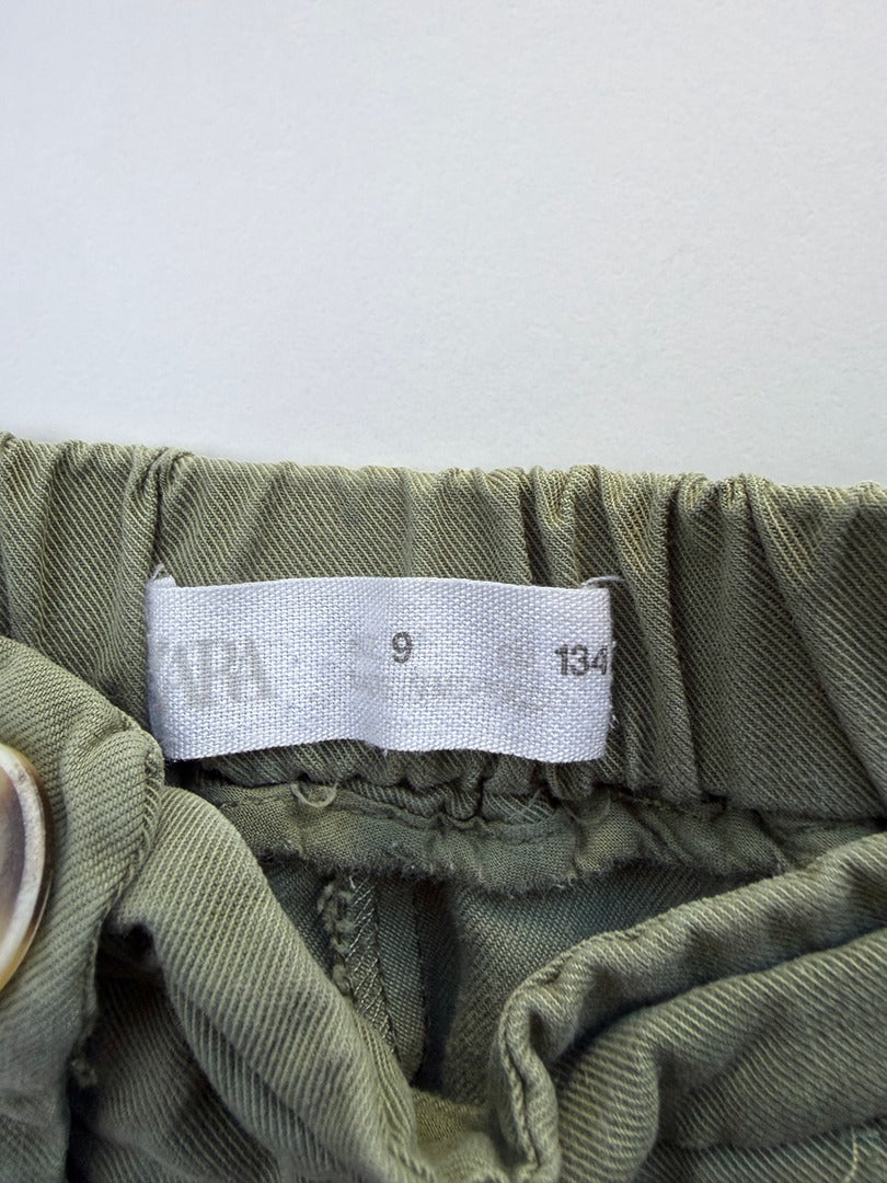 Pantalon Zara - 9 Ans / 134 Cm - Kaki - État : Excellent