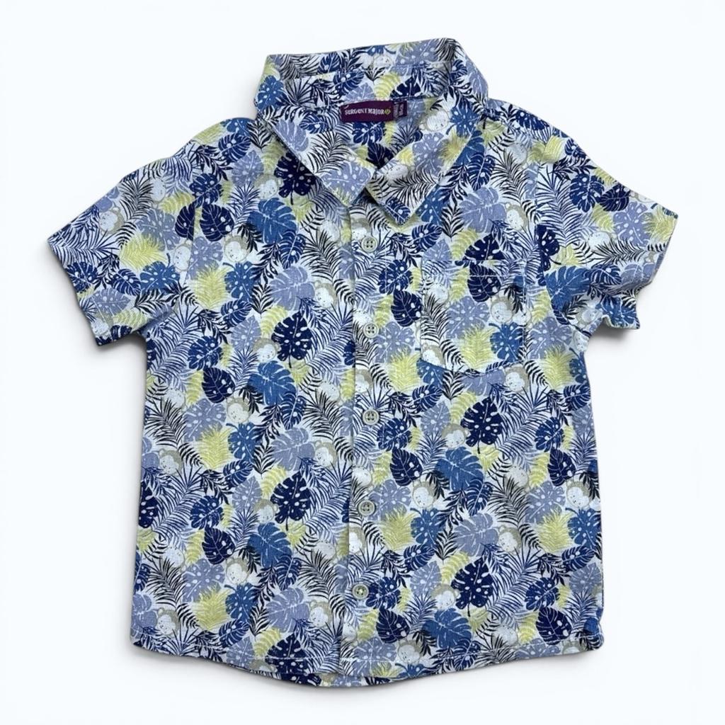 Chemise Sergent Major - 24 mois - Bleu - État : Excellent