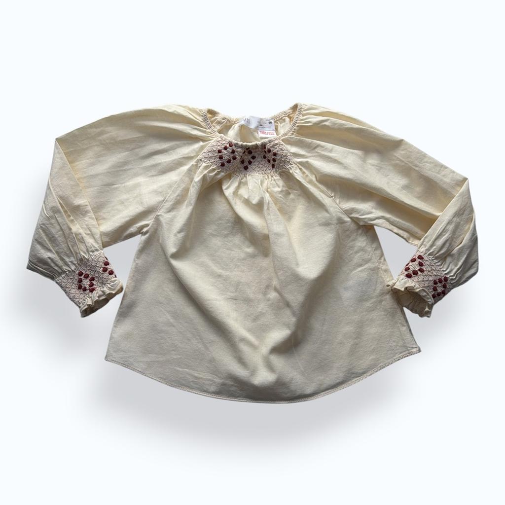 Blouse Zara - 3 Ans - Crème - État : Excellent