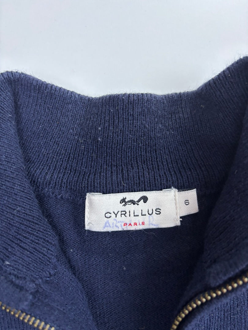 Gilet zippé Cyrillus - 6 - Bleu Marine - État : Excellent
