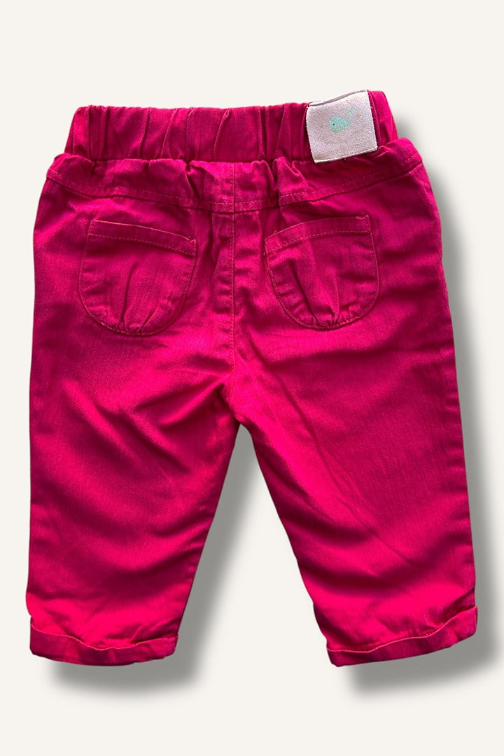 Pantalon Sergent Major - 9 Mois - Fuchsia - État : Excellent