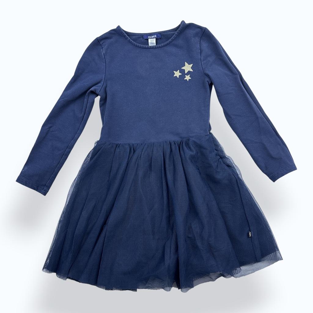 Robe Okaïdi - 6 ans - Bleu marine - État : Excellent
