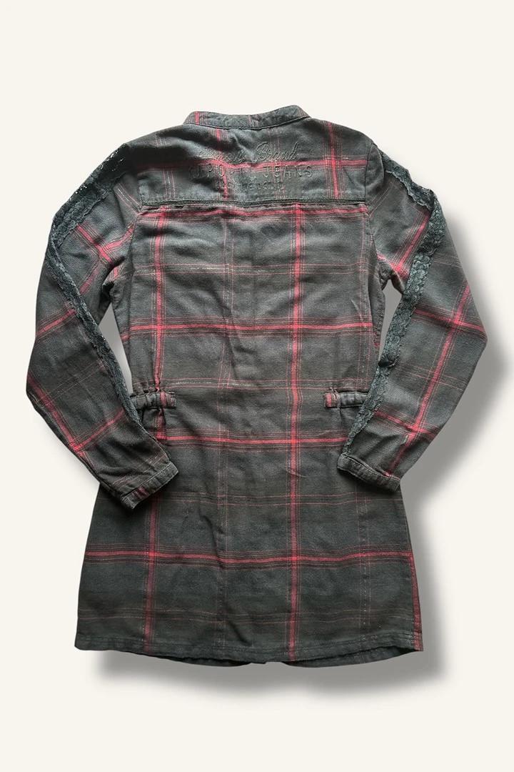 Robe chemise Kaporal - 12 Ans - Bordeaux - État : Excellent
