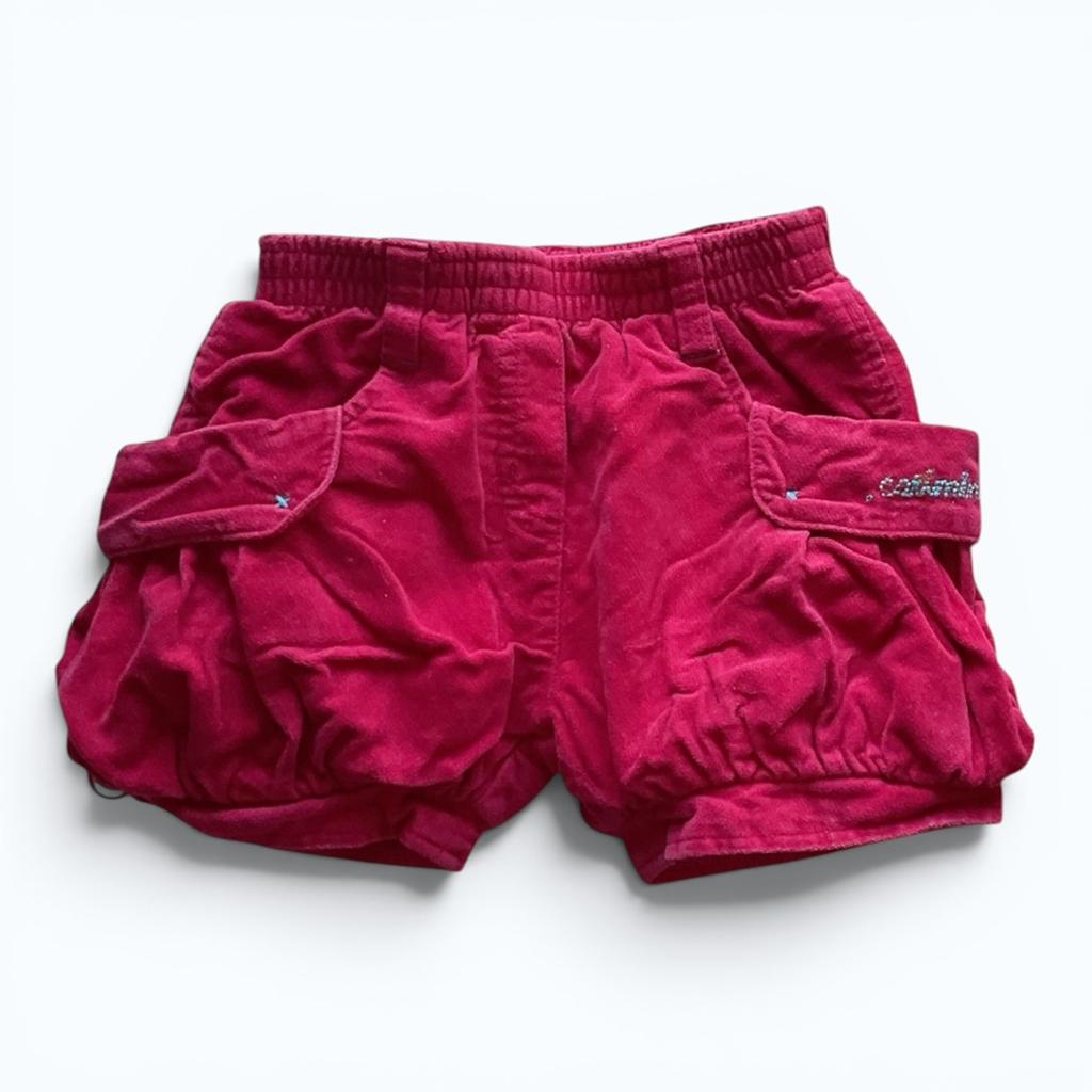 Short Rose velours Catimini - 12 mois