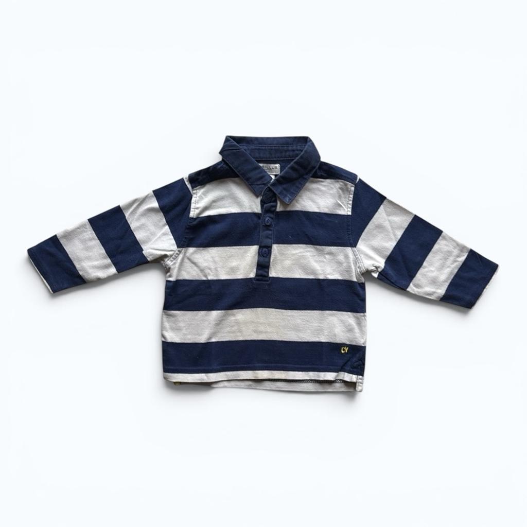Polo rayé Cyrillus 12 mois