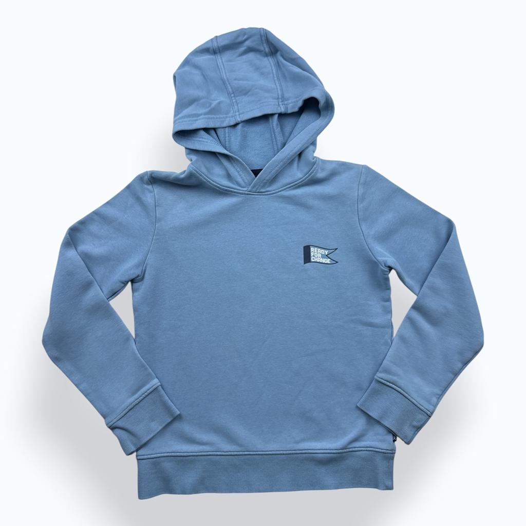 Sweat à capuche Okaïdi - 10 ans - Bleu - État : Excellent