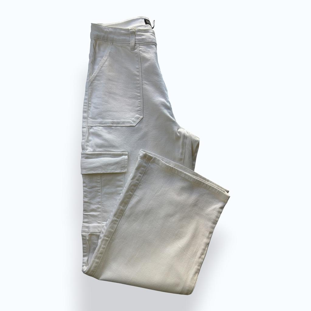 Pantalon cargo Ikks - Fr 32 (14-16 ans) - Blanc - État : Très bon état