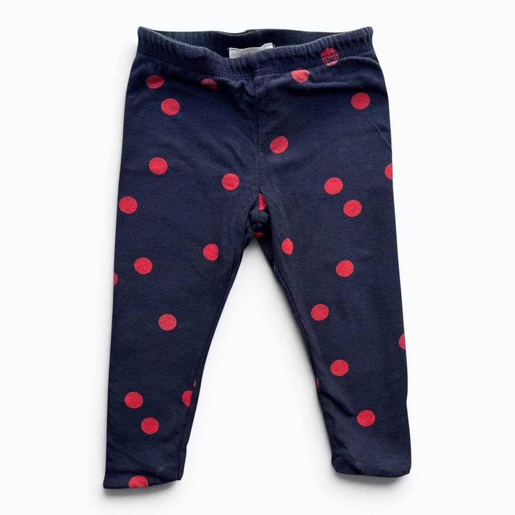 Legging Catimini - 18 Mois - Marine Et Rouge - État : Excellent