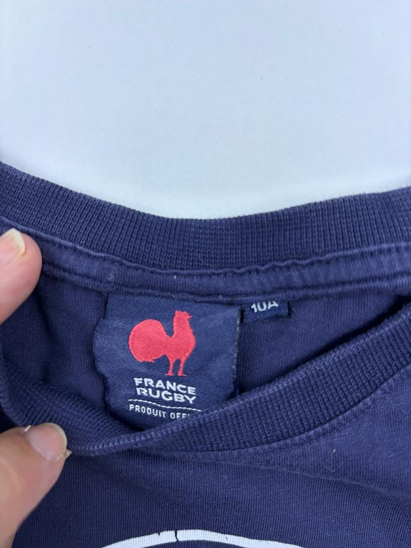 T-shirt France Rugby - 10 ans - Bleu - État : Excellent