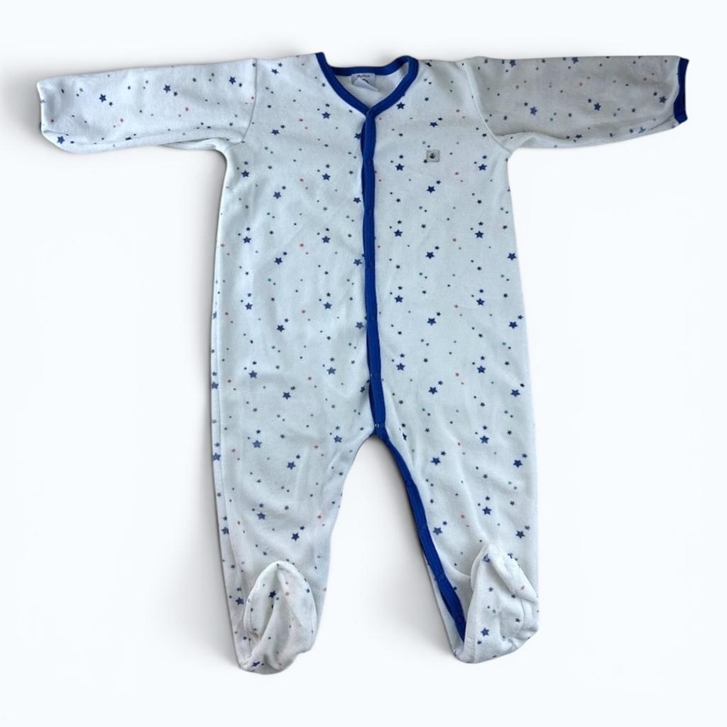 Pyjama Petit Bateau - 18 mois - Blanc - État : Excellent