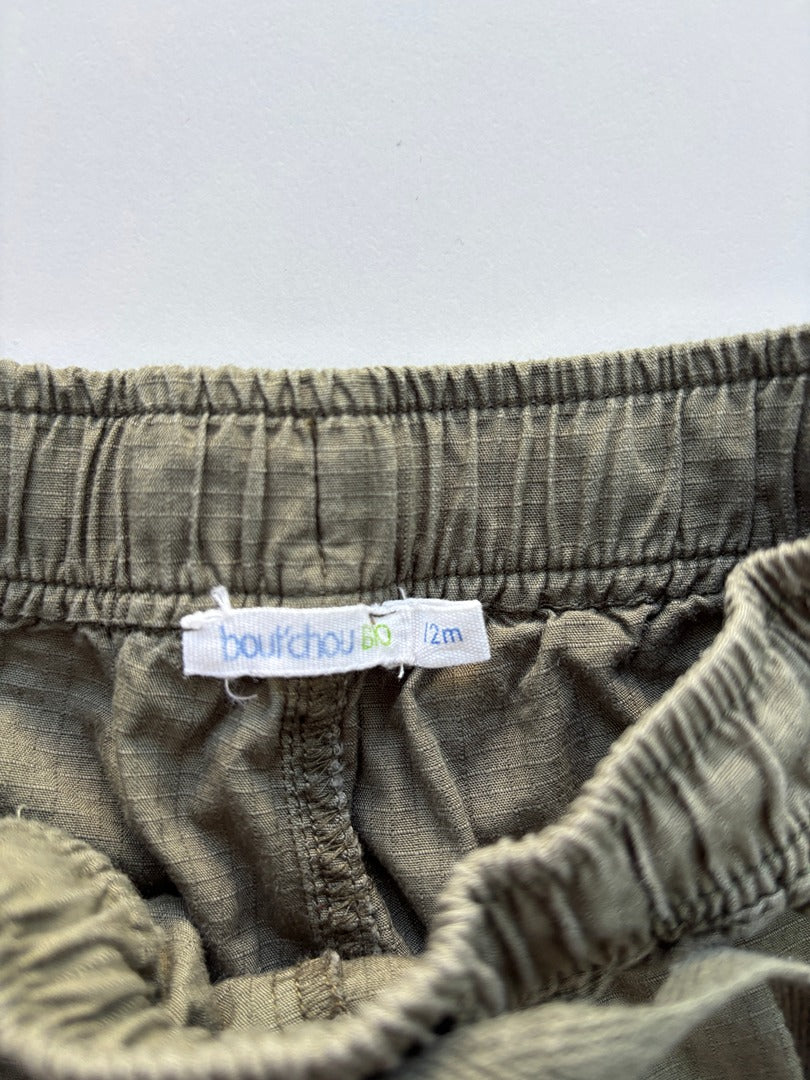 Short Bout'chou - 12 mois - Kaki - État : Excellent