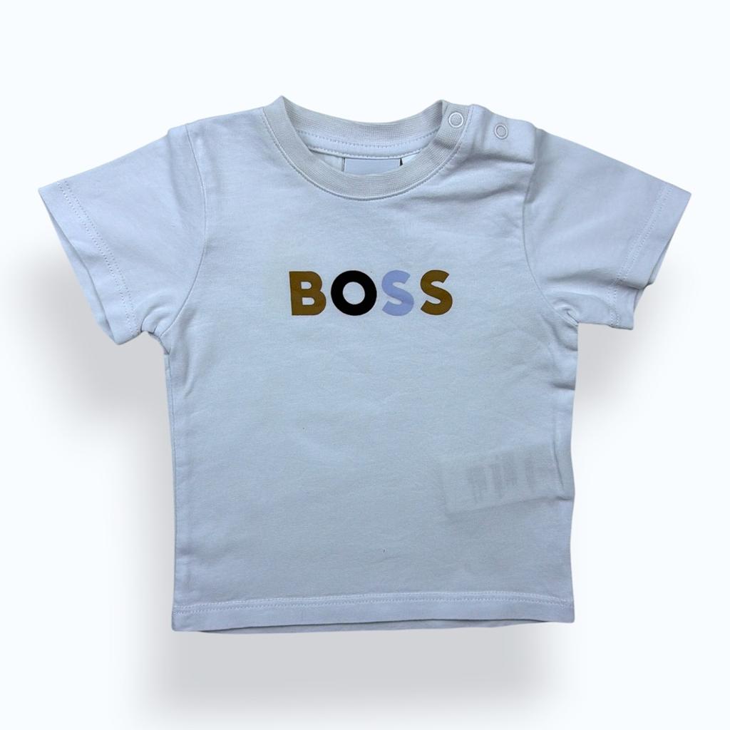 T-shirt Boss - 3 Mois - Blanc - État : Excellent