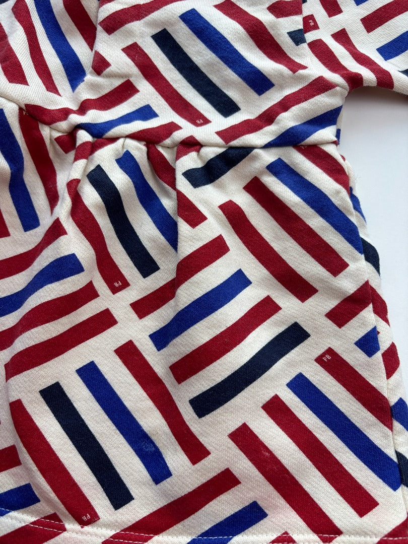Robe bébé Petit Bateau - 6 mois - Rouge - État : Excellent