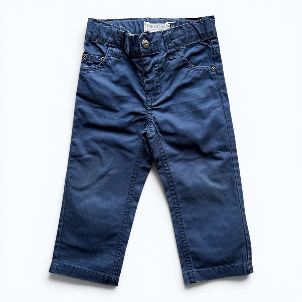 Pantalon Bout'chou - 18 mois - Bleu - État : Excellent