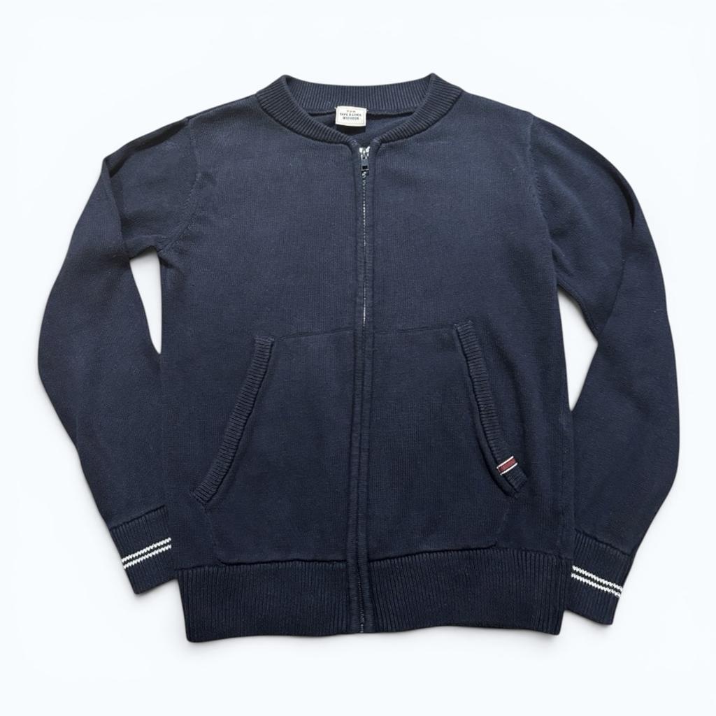 Gilet zippé marine 10 ans