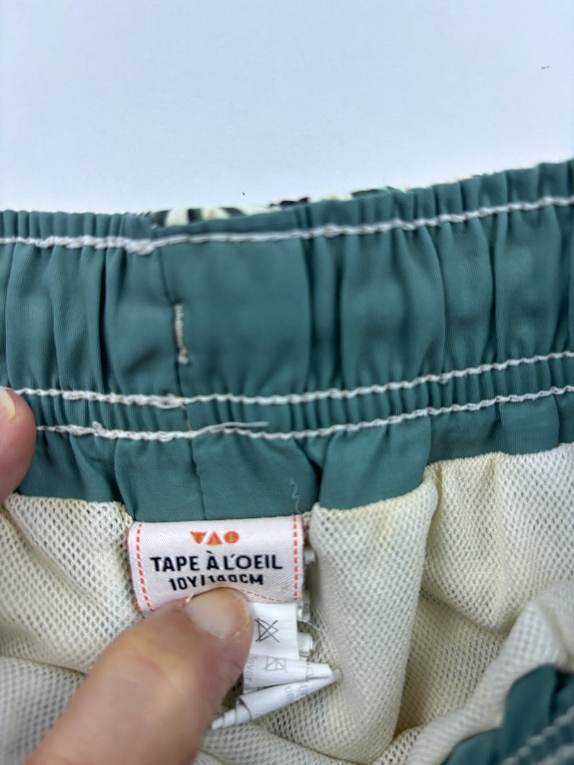Short de bain Tape à l'oeil - 10 ans - Vert - État : Excellent