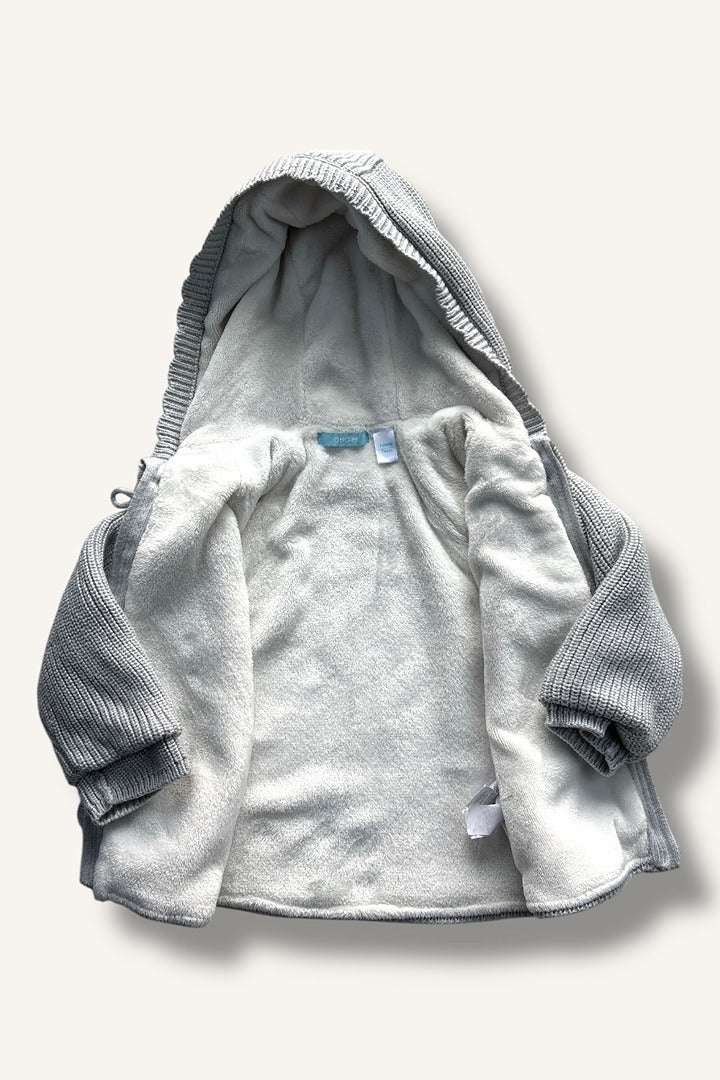 Veste/gilet à capuche Obaïbi - 12 mois - Gris - État : Excellent