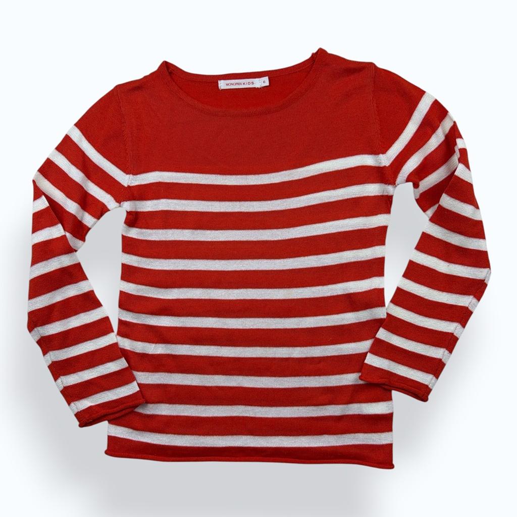 Pull Monoprix Kids - 6 Ans - Rouge - État : Excellent