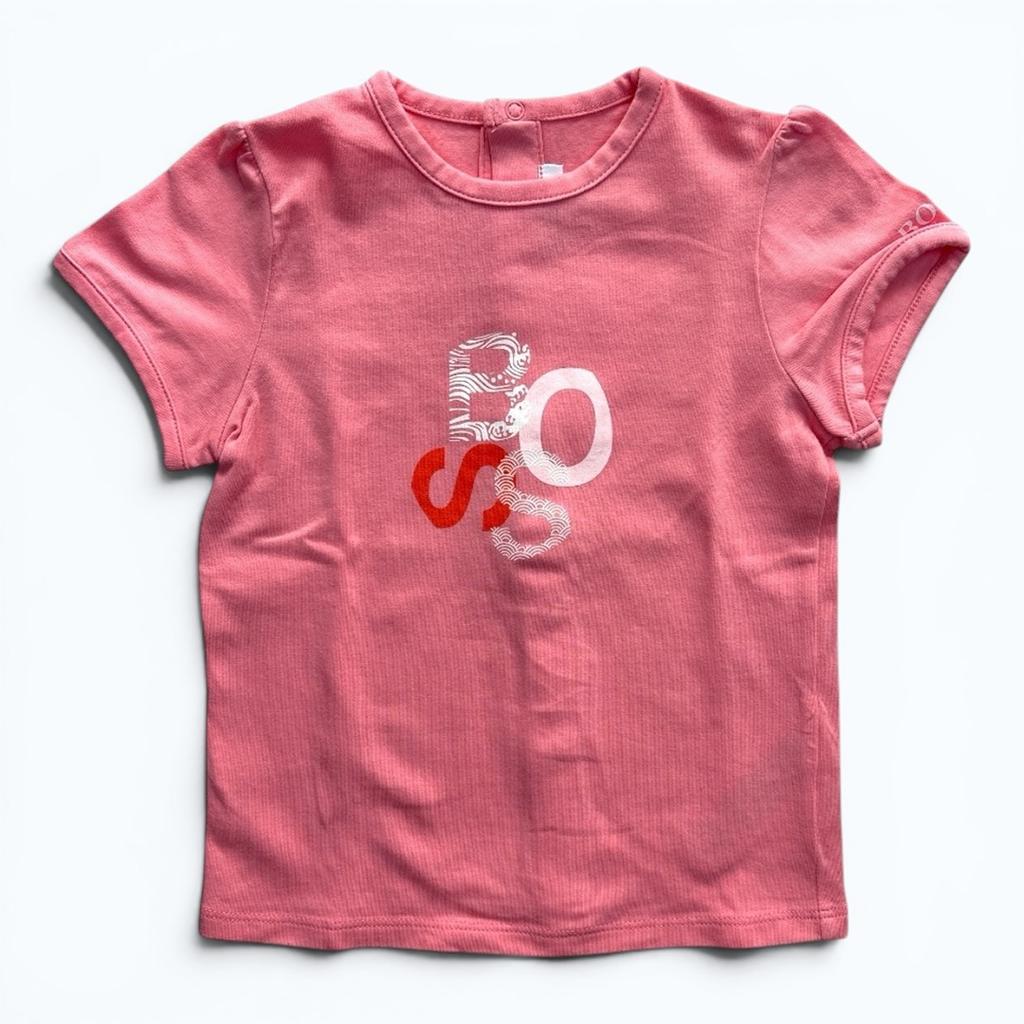 T-shirt Boss - 9-12 mois - Rose - État : Excellent