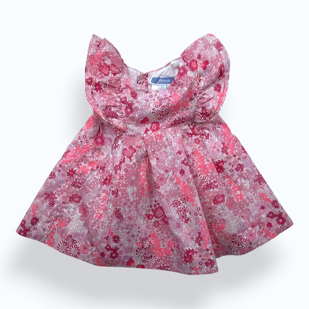 Robe Courte Jacadi - 1 Mois - Rose - État : Excellent