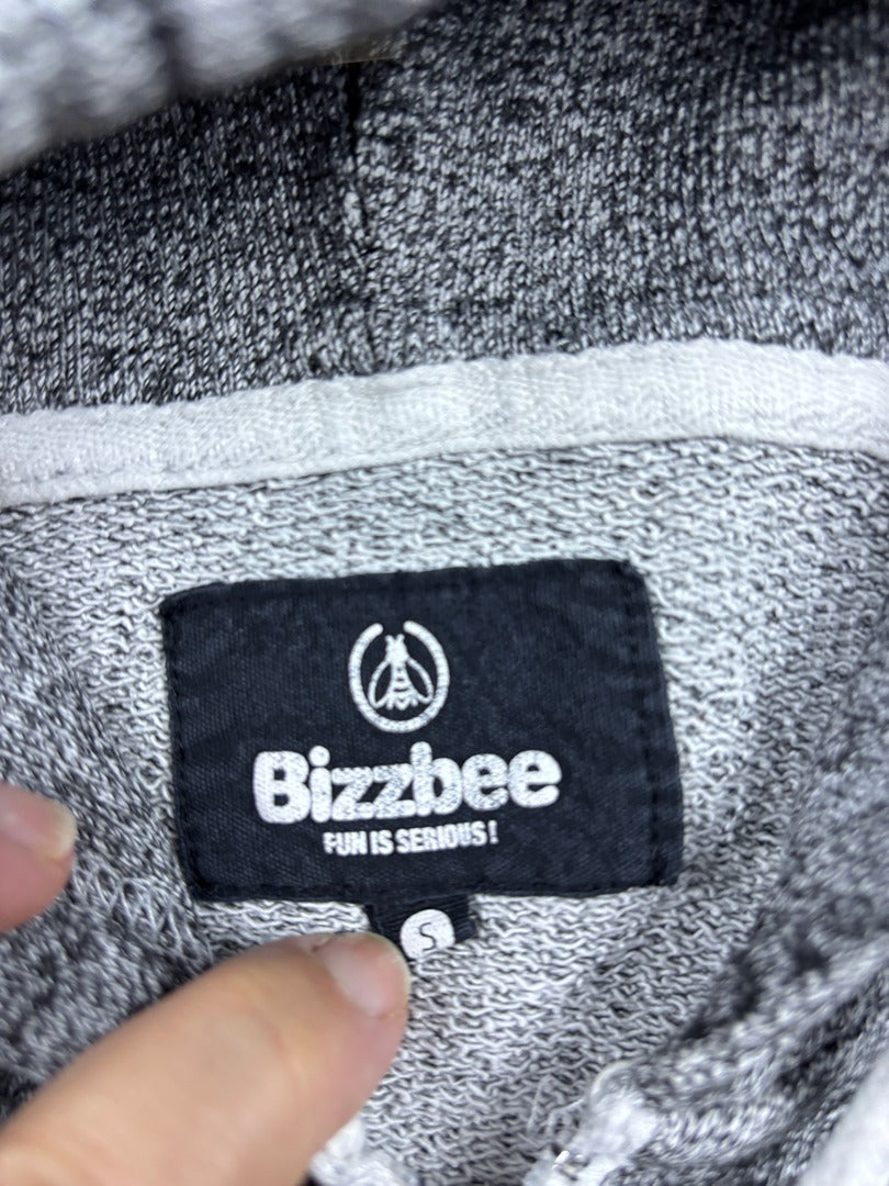 Sweat zippé à capuche Bizzbee - S - Gris - État : Excellent