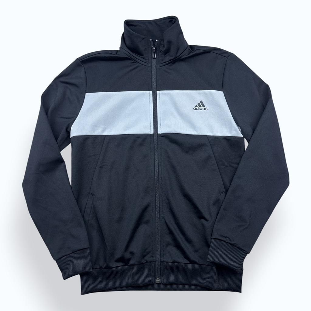 Gilet Zippe Adidas - 11 Ans - Noir/blanc - Tres Bon Etat