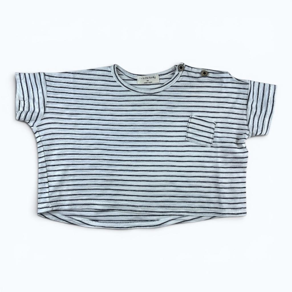 T-shirt 1+ In The Family - 9 Mois - Marine - État : Excellent