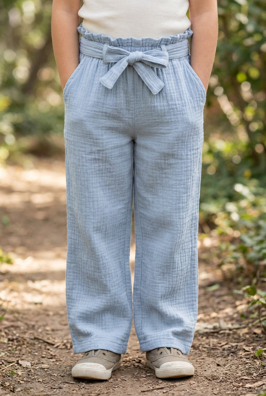Pantalon Cyrillus - 10 ans - Bleu ciel - État : Excellent